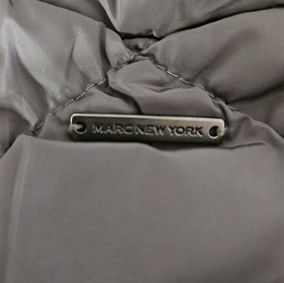 Marc NY Performance Taupe Puffer Vest EUC - Picture 4 of 8